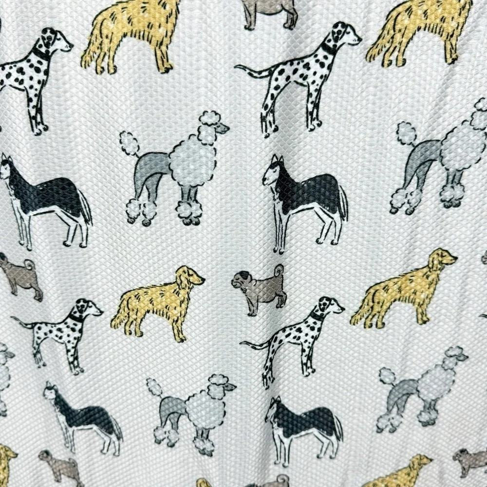 Envogue Set of 4 Dog Theme Cloth Fabric Dinner Placemats